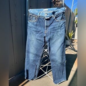 Moussy Boulder jeans double waistband